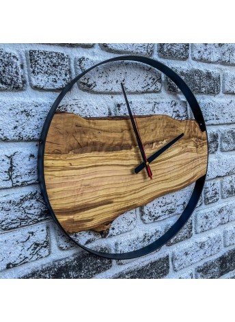Olive Wood Wall Clock...